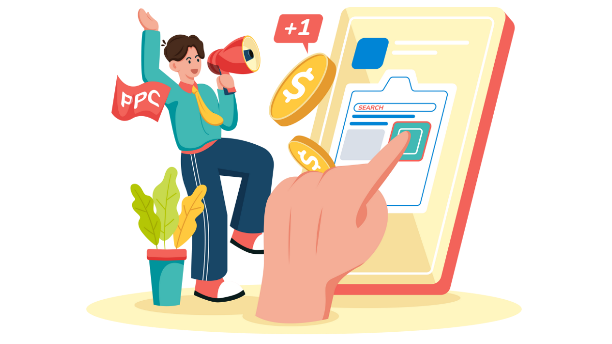 Persona planificando acciones de marketing en un tablero con notas y gráficos de estrategia digital