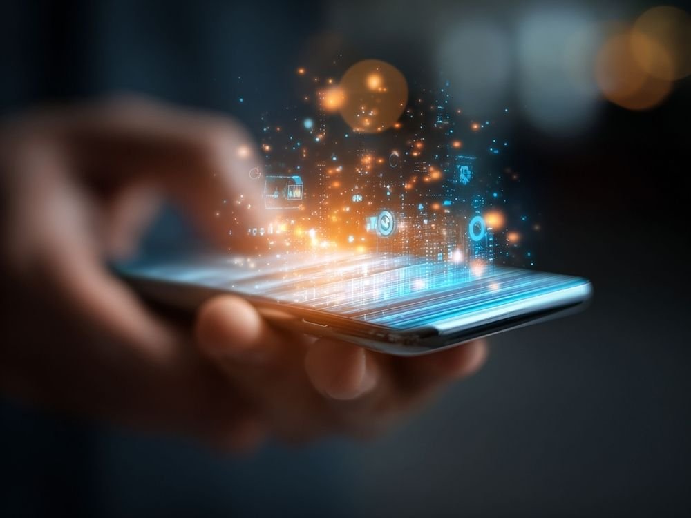 Persona planificando acciones de marketing en un tablero con notas y gráficos de estrategia digital